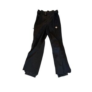 Descente  Black Insulated Ski Snowboard Pants Sz L | Gorpcore Performa